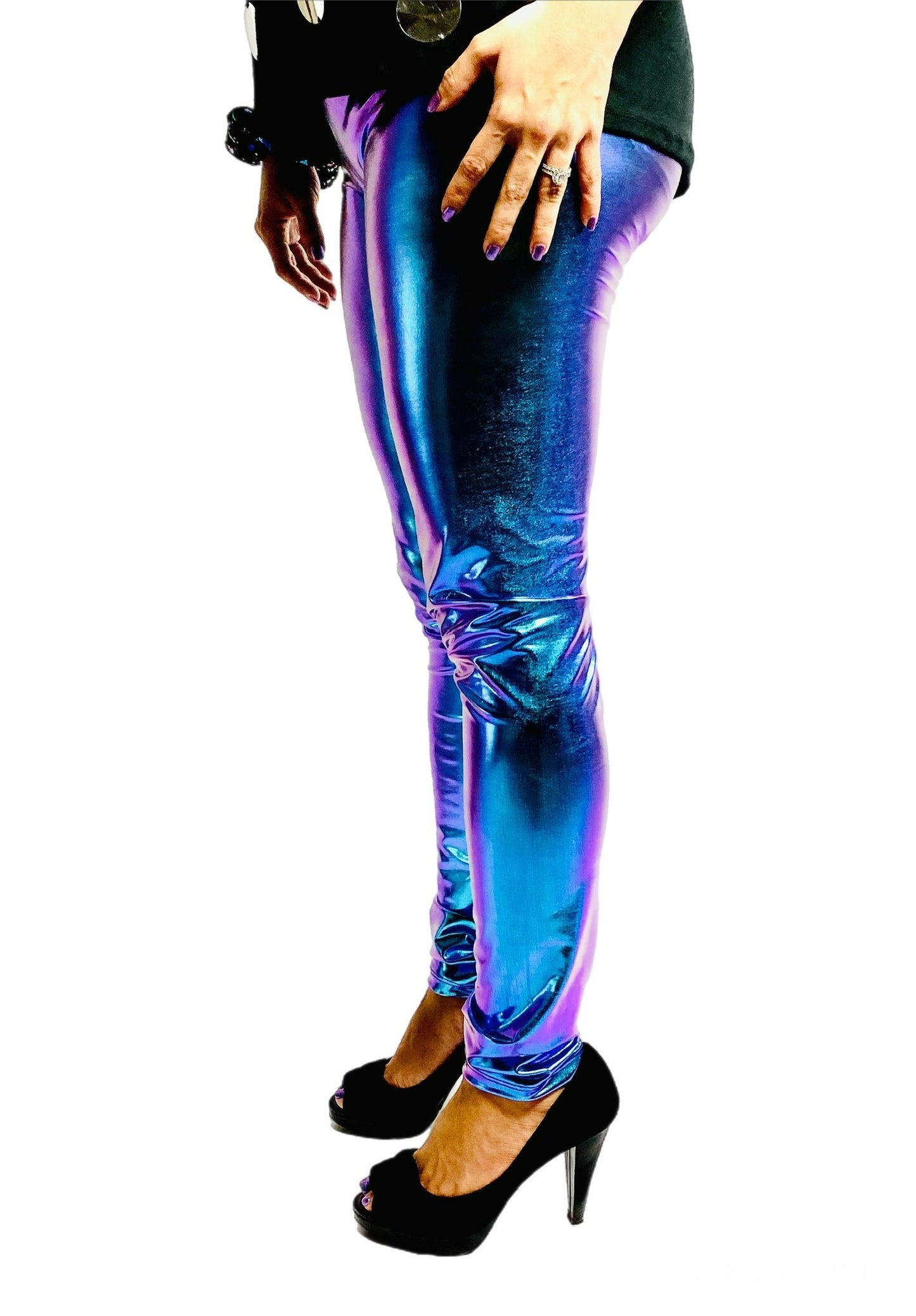 Mermaid Mirage Iridescent Womens Leggings
