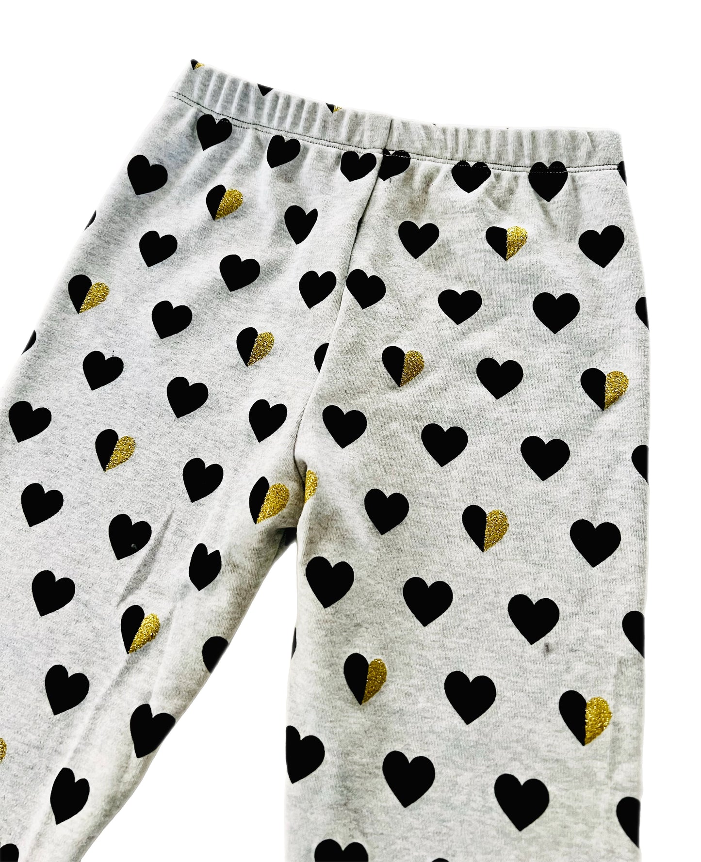 Heart of Gold Matching Long Sleeve Shirt and Legging Set