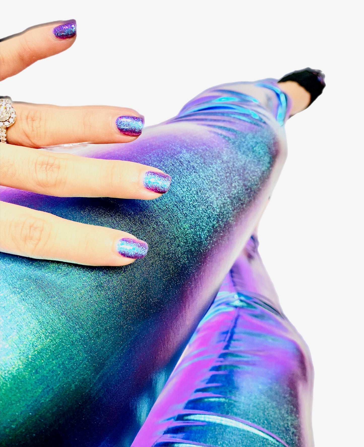 Mermaid Mirage Iridescent Womens Leggings