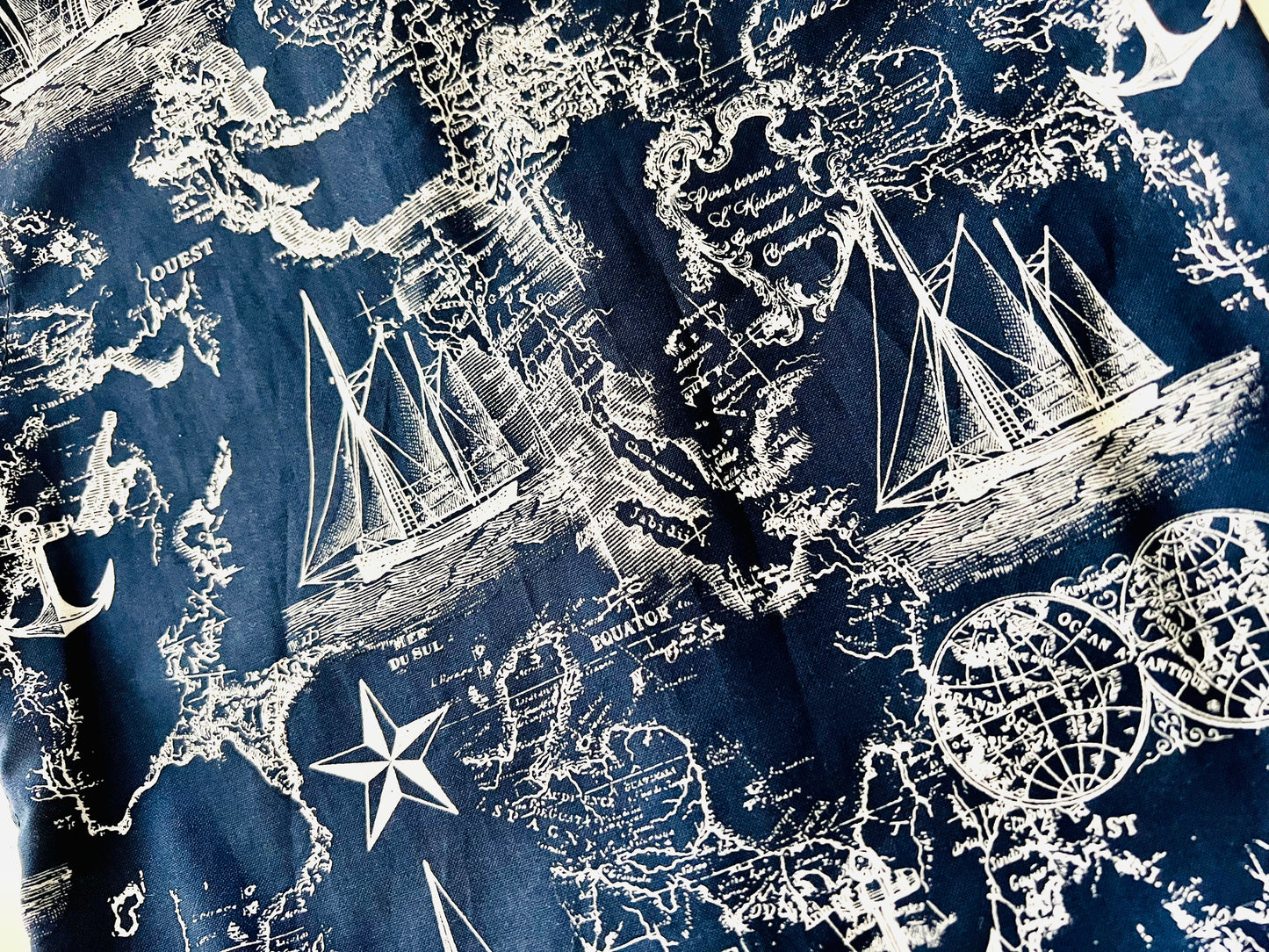 Little Ocean Sail North Map Button Down Dress Shirt (blue or white) navy anchor Shorts Set
