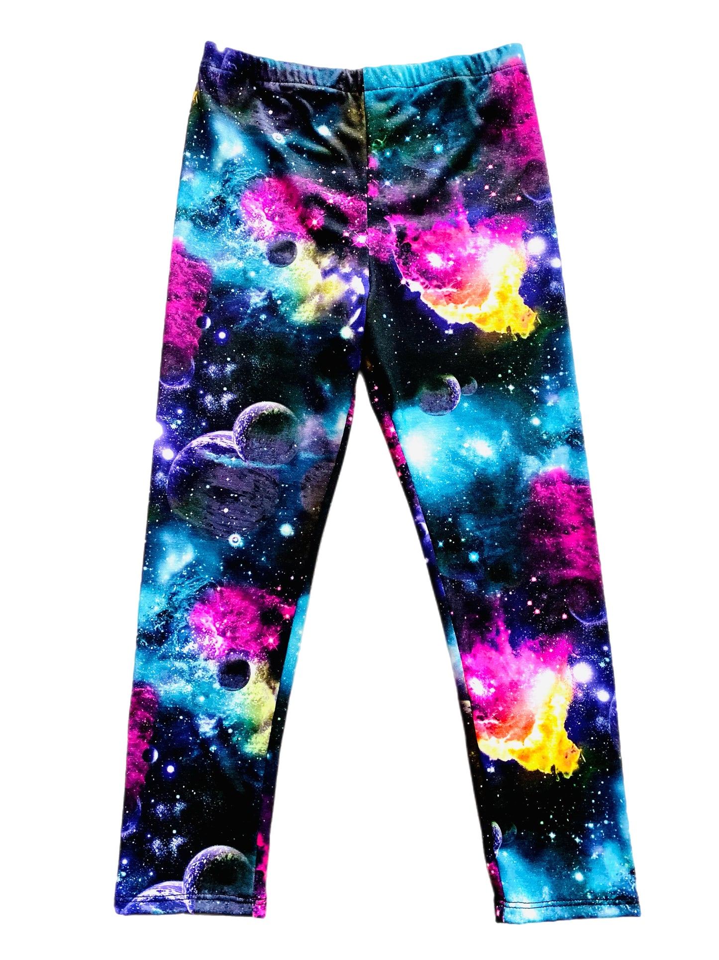 Galaxy Space Starry Girls Blouse and Legging Set