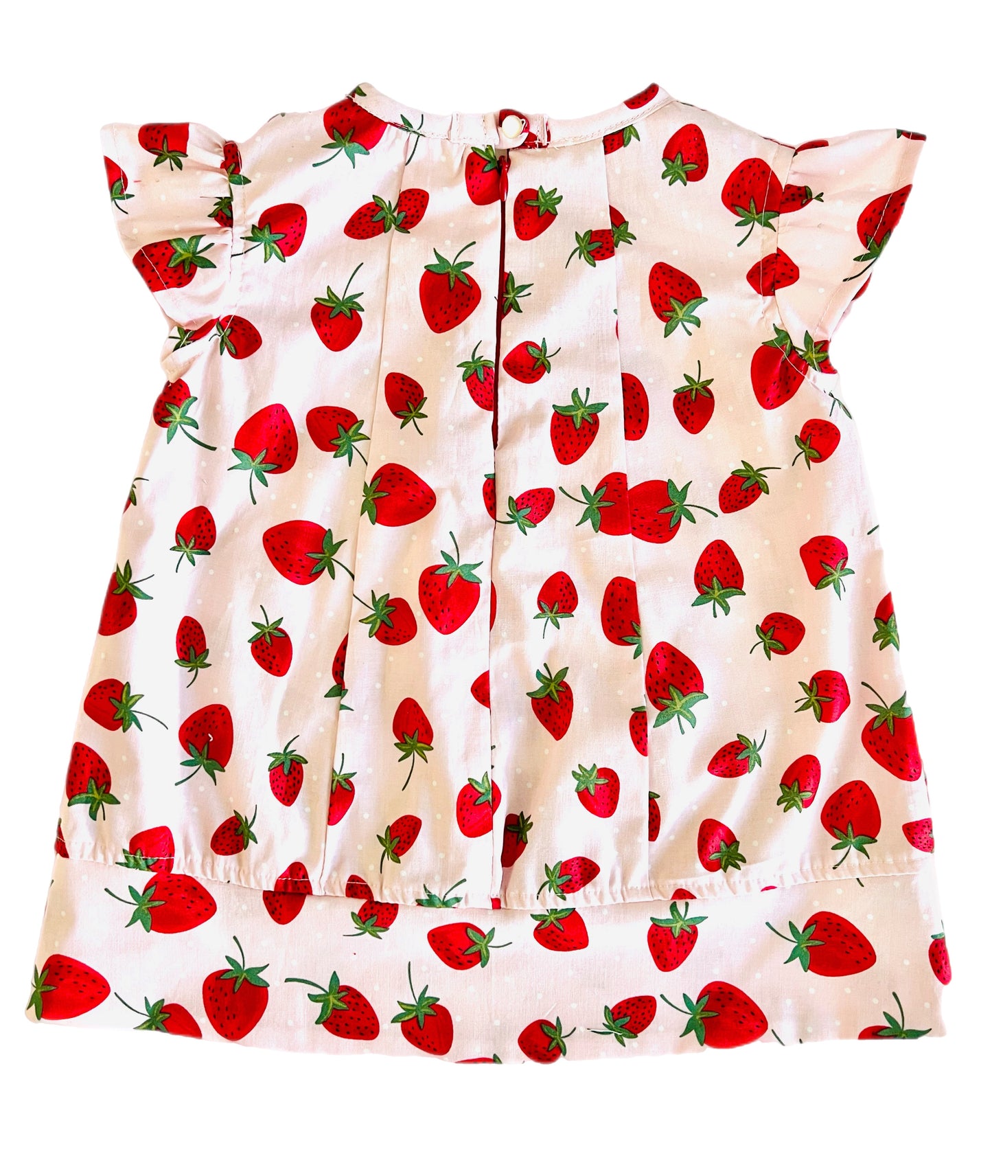 Strawberry Garden Babydoll Dress and Bloomers