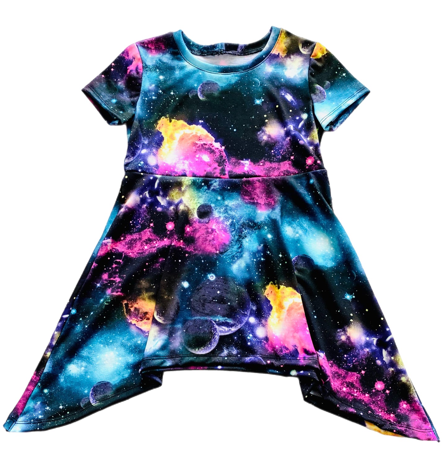 Galaxy Space Starry Girls Blouse and Legging Set