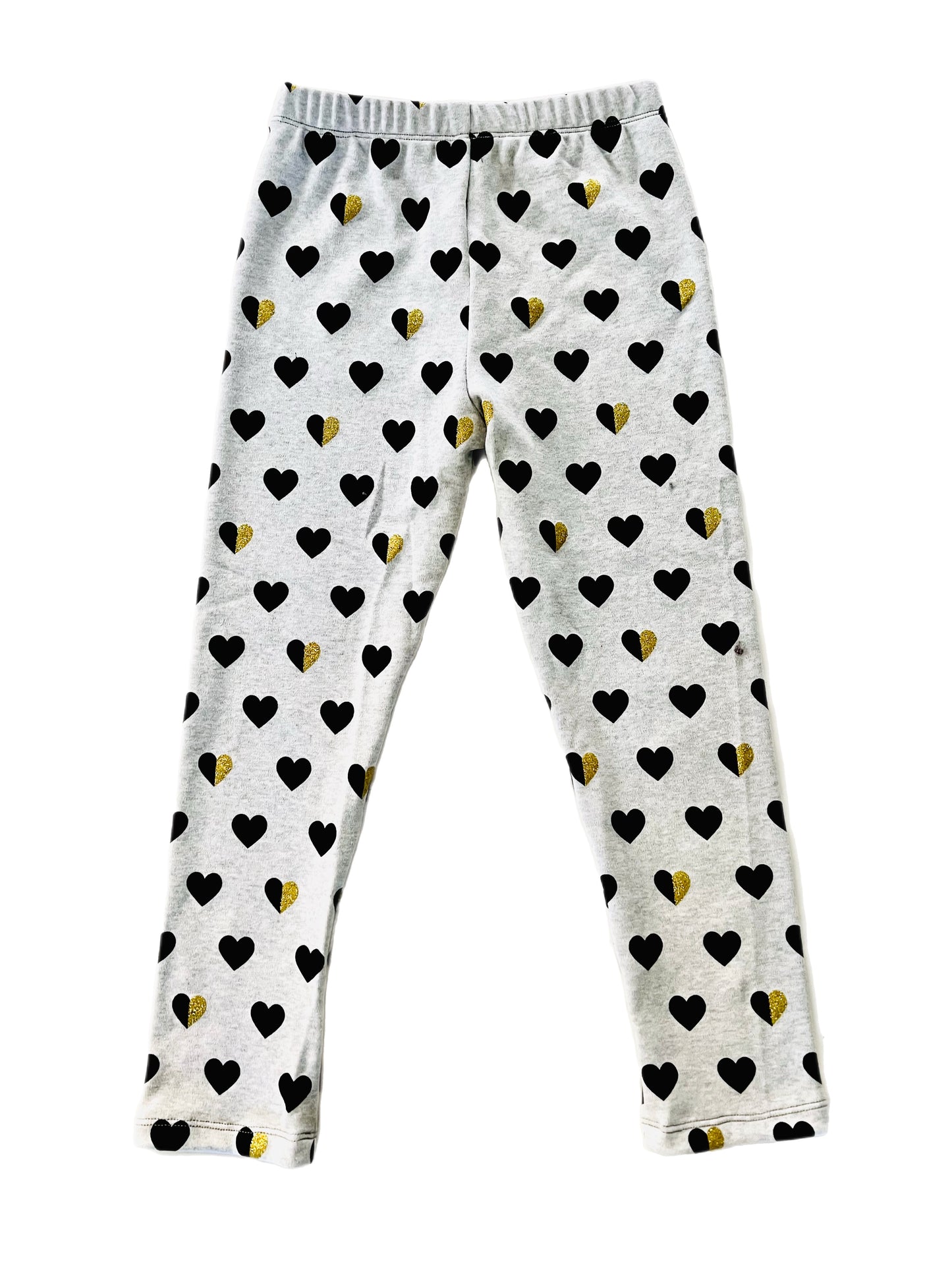 Heart of Gold Matching Long Sleeve Shirt and Legging Set