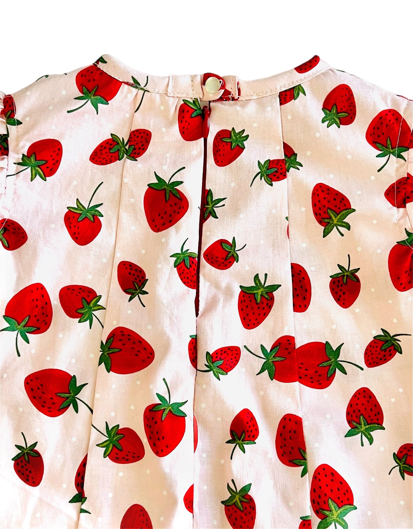 Strawberry Garden Babydoll Dress and Bloomers