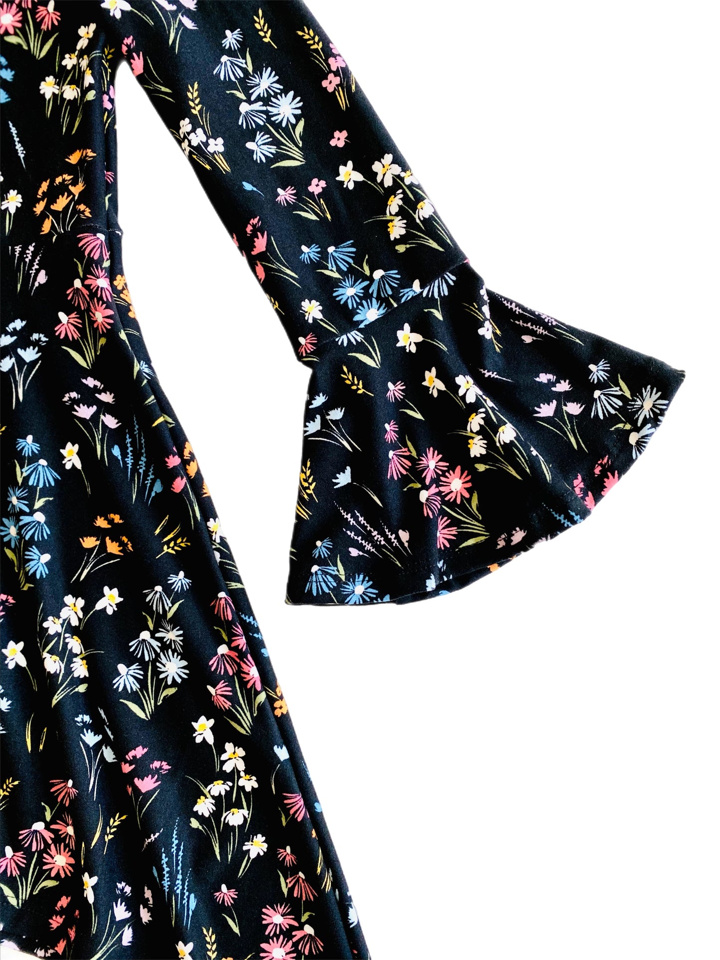 Dark Blue Meadows Blouse for Baby and Girls