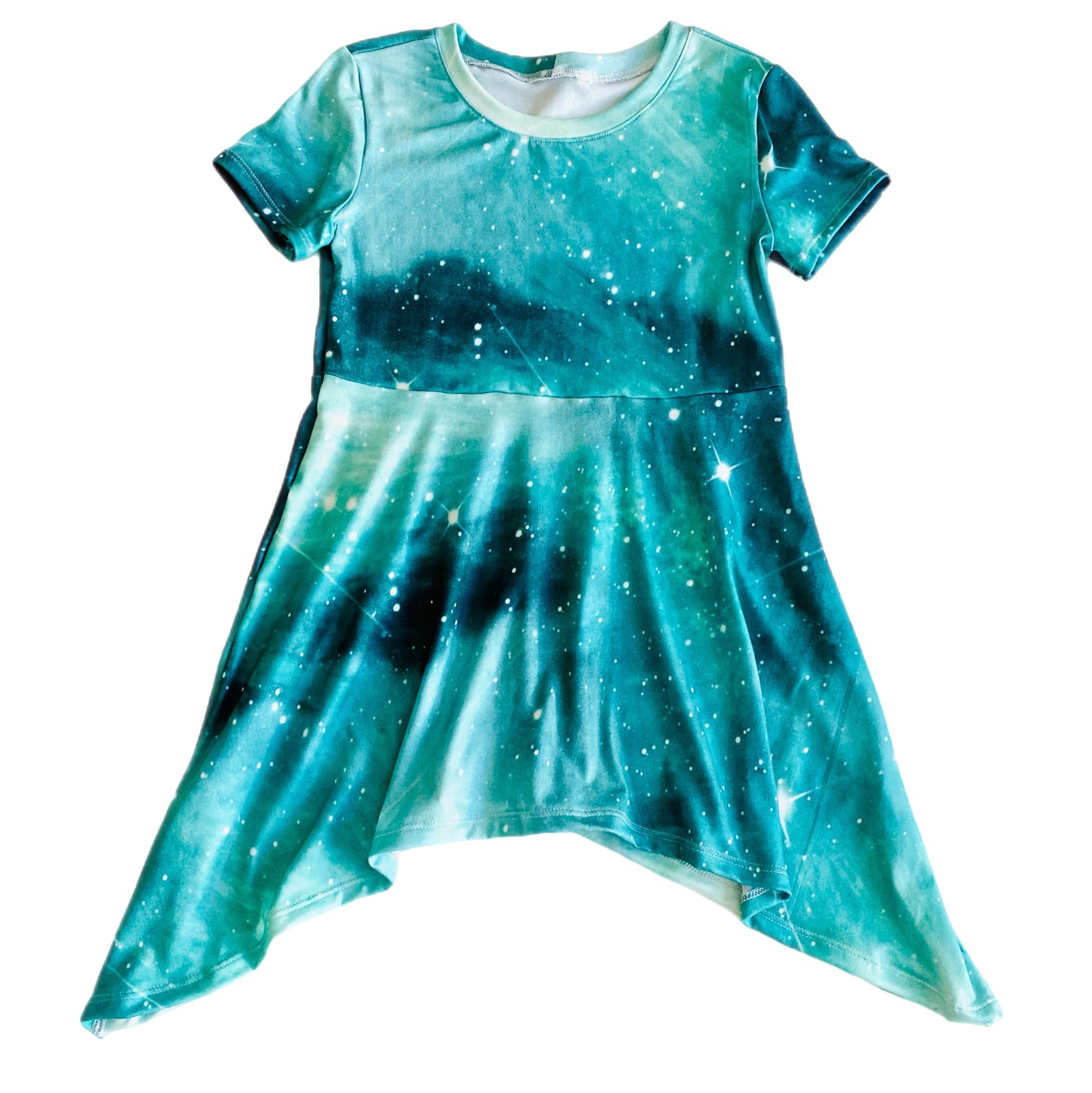 Girls Deep Space Starry Matching Blouse and Legging Set