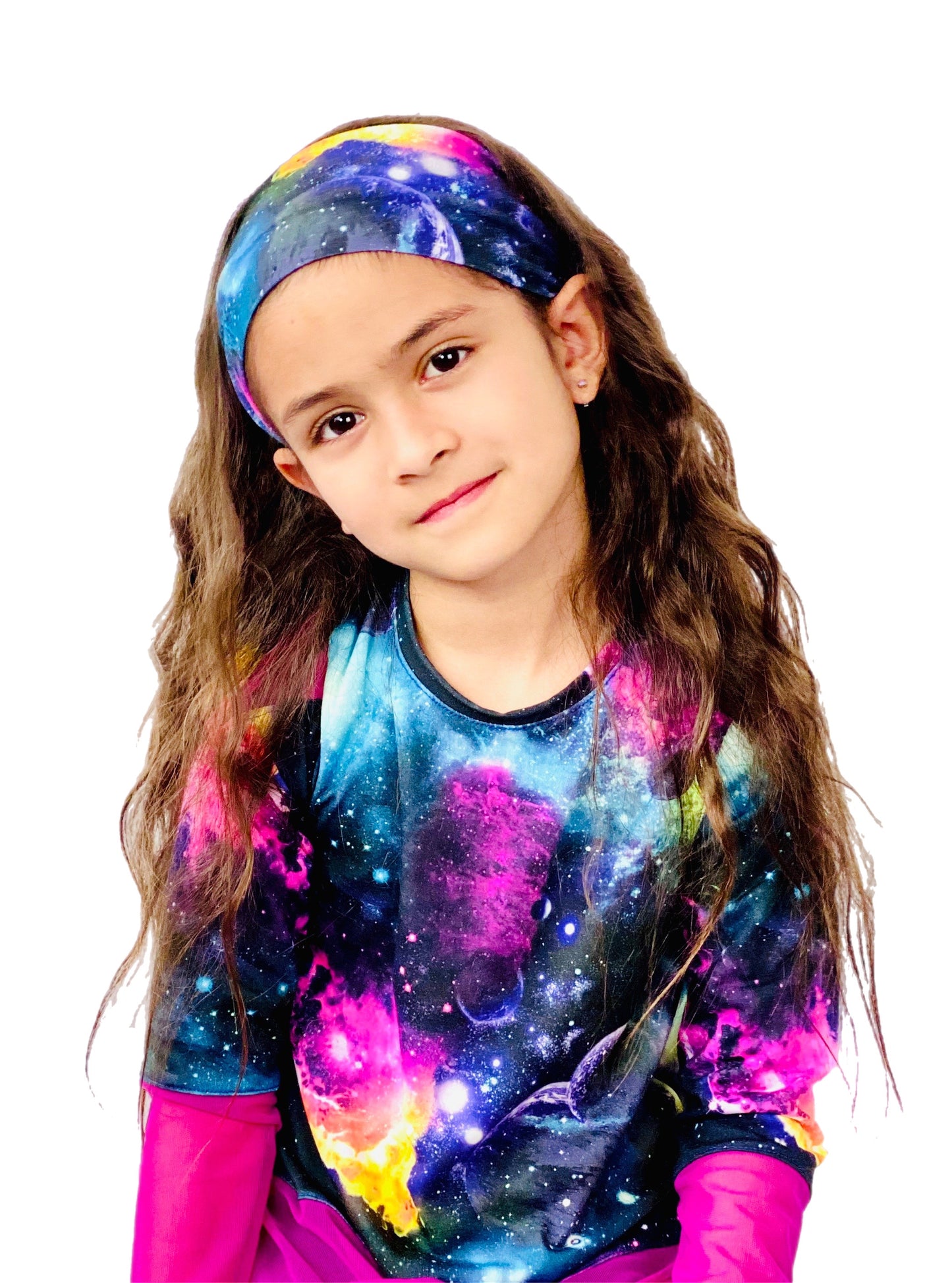 Galaxy Headband with Side Buttons