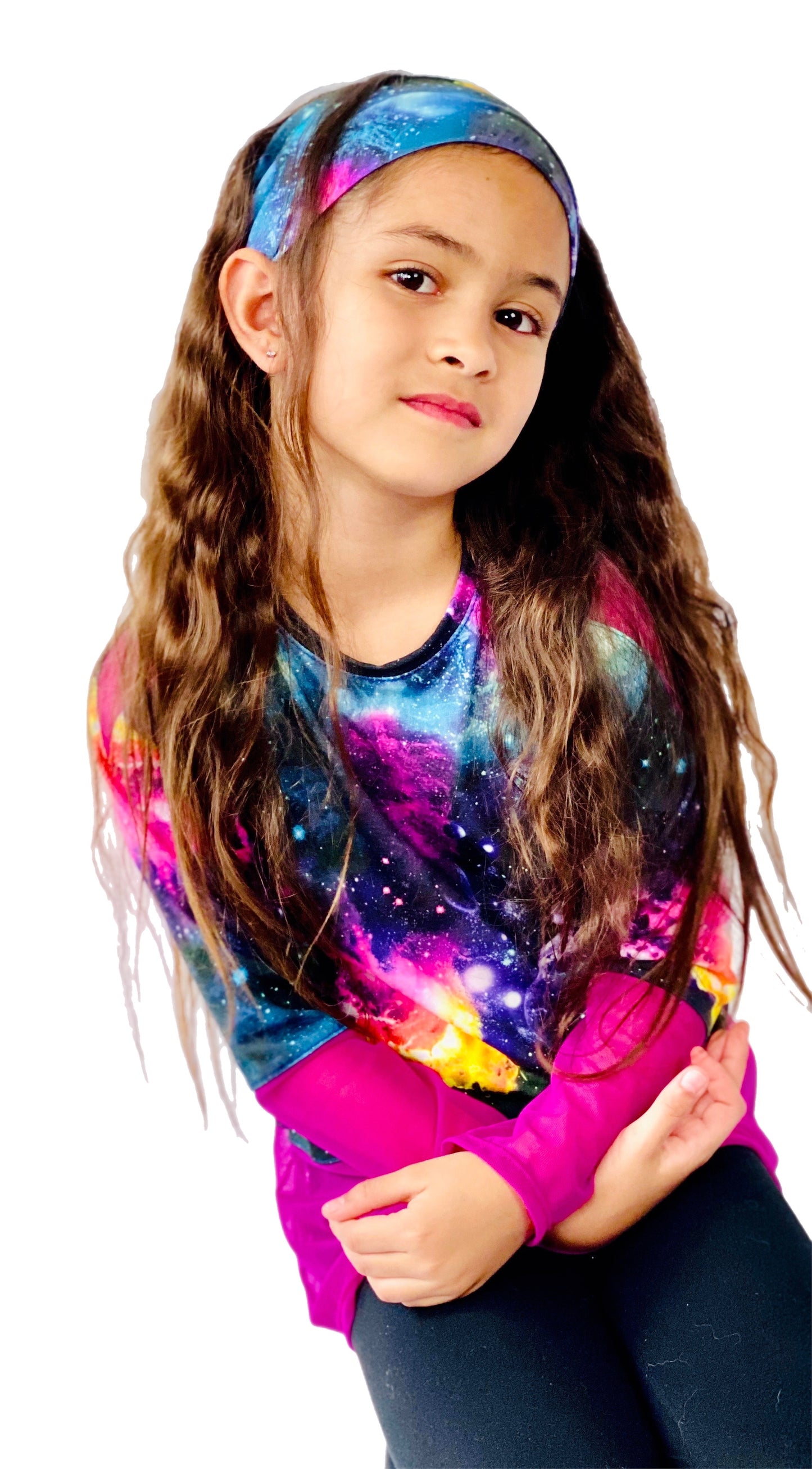 Galaxy Headband with Side Buttons
