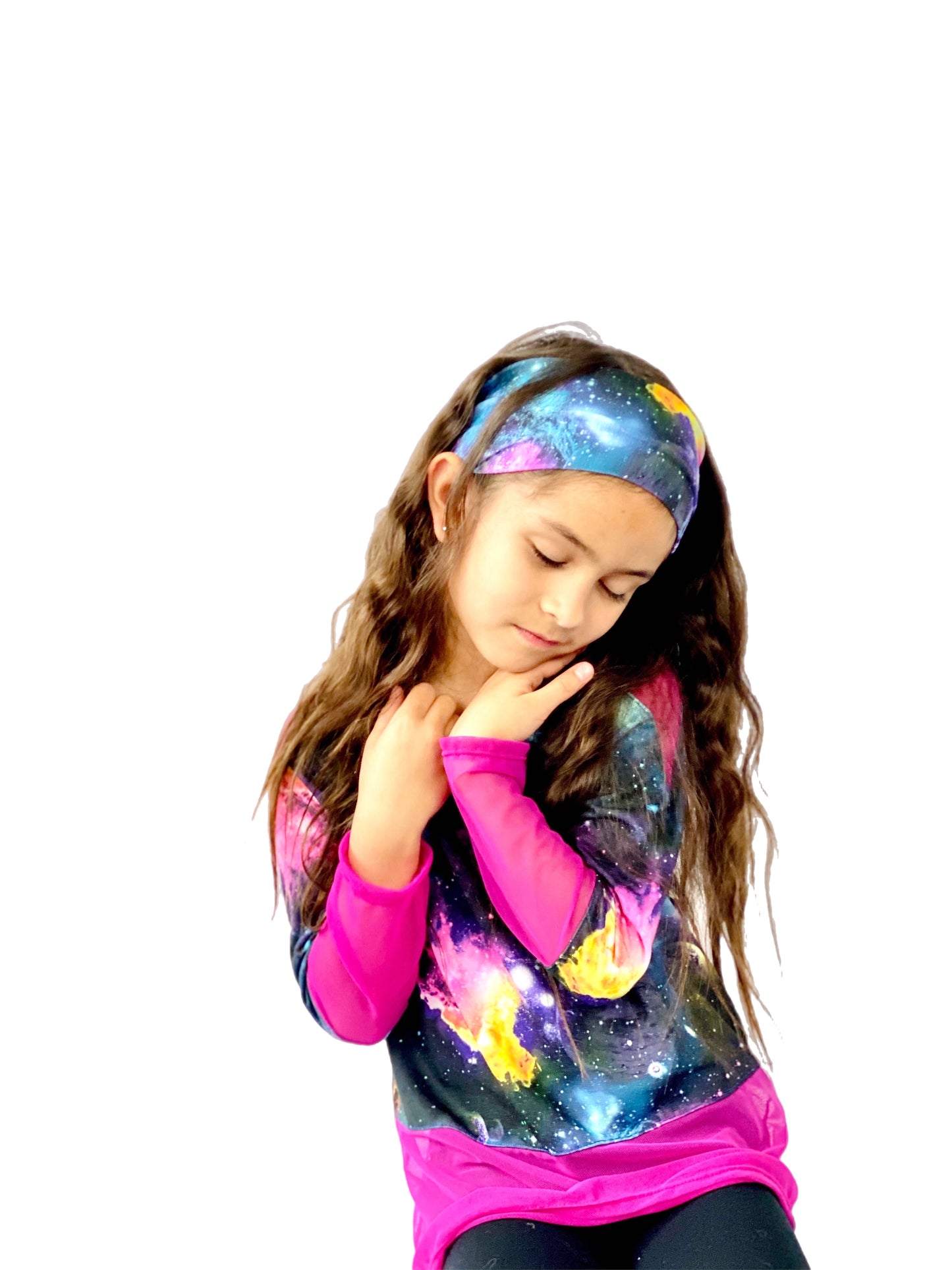 Galaxy Headband with Side Buttons