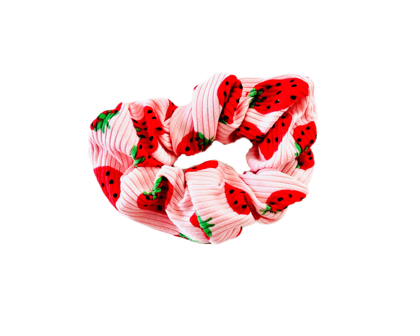 Strawberry Dream Mommy and Daughter Matching Turban Headband and Scrunchie set