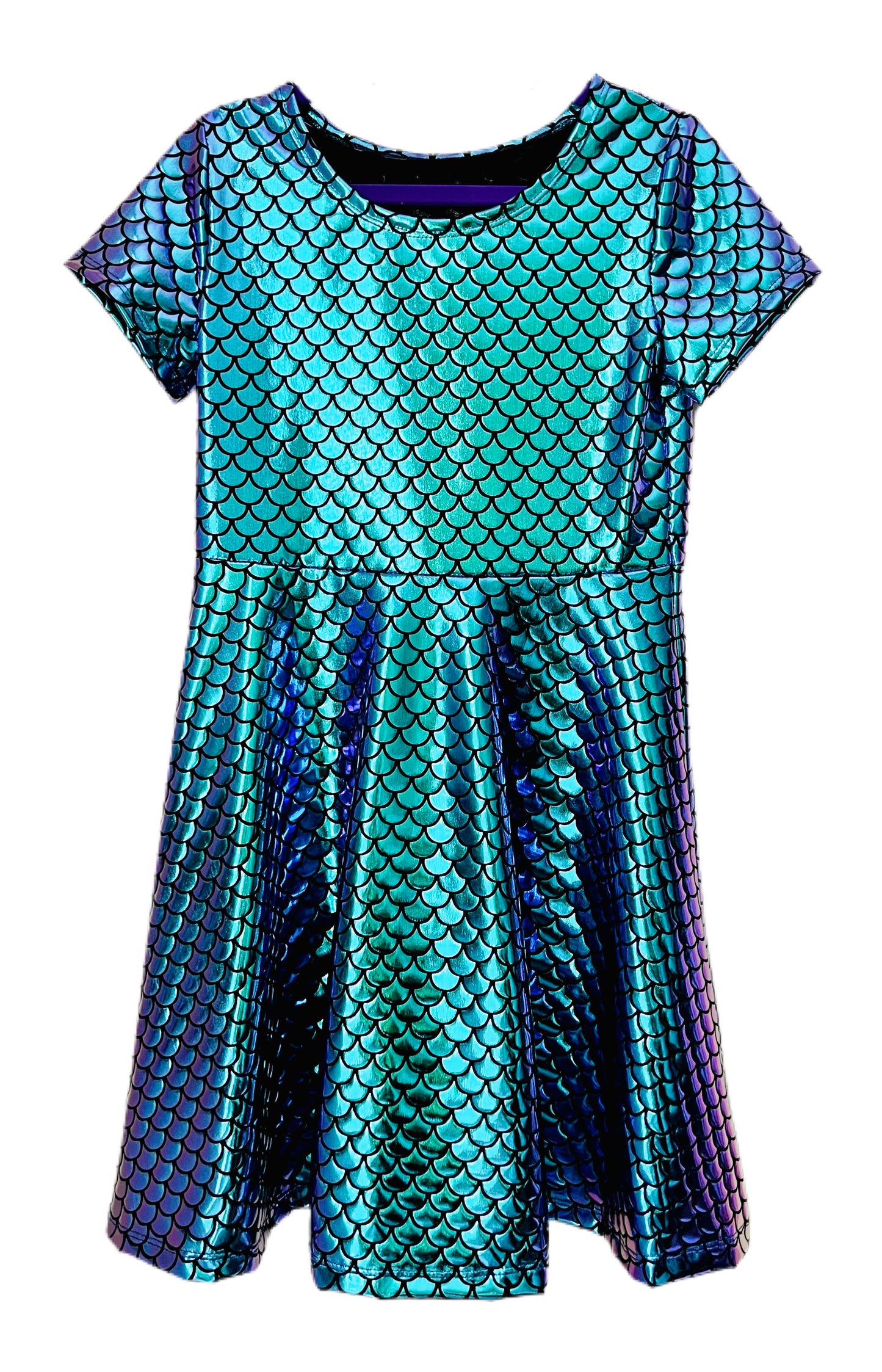 Mer-mazing Mermaid scale iridescent dress