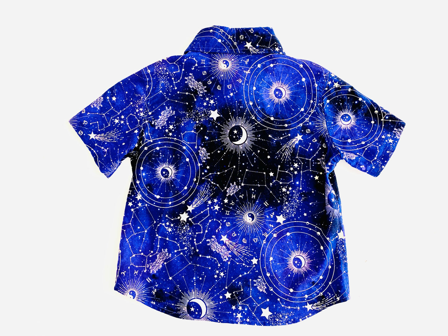 Constellation Astrology Map Button Down Collared Shirt