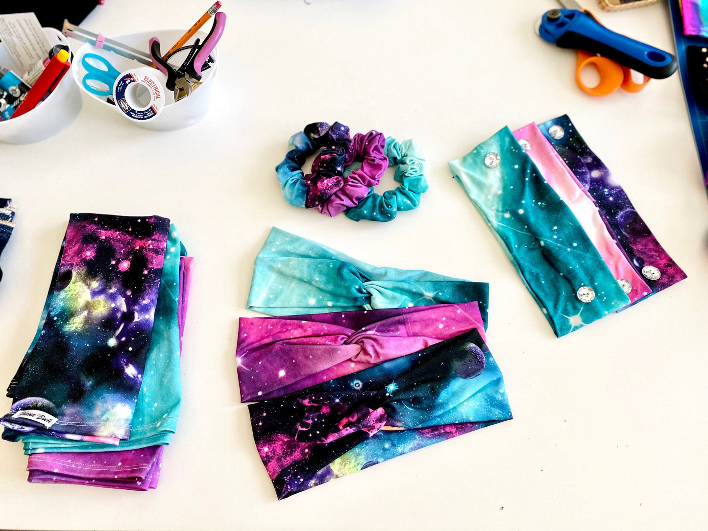 Space Scrunchies 3 pack
