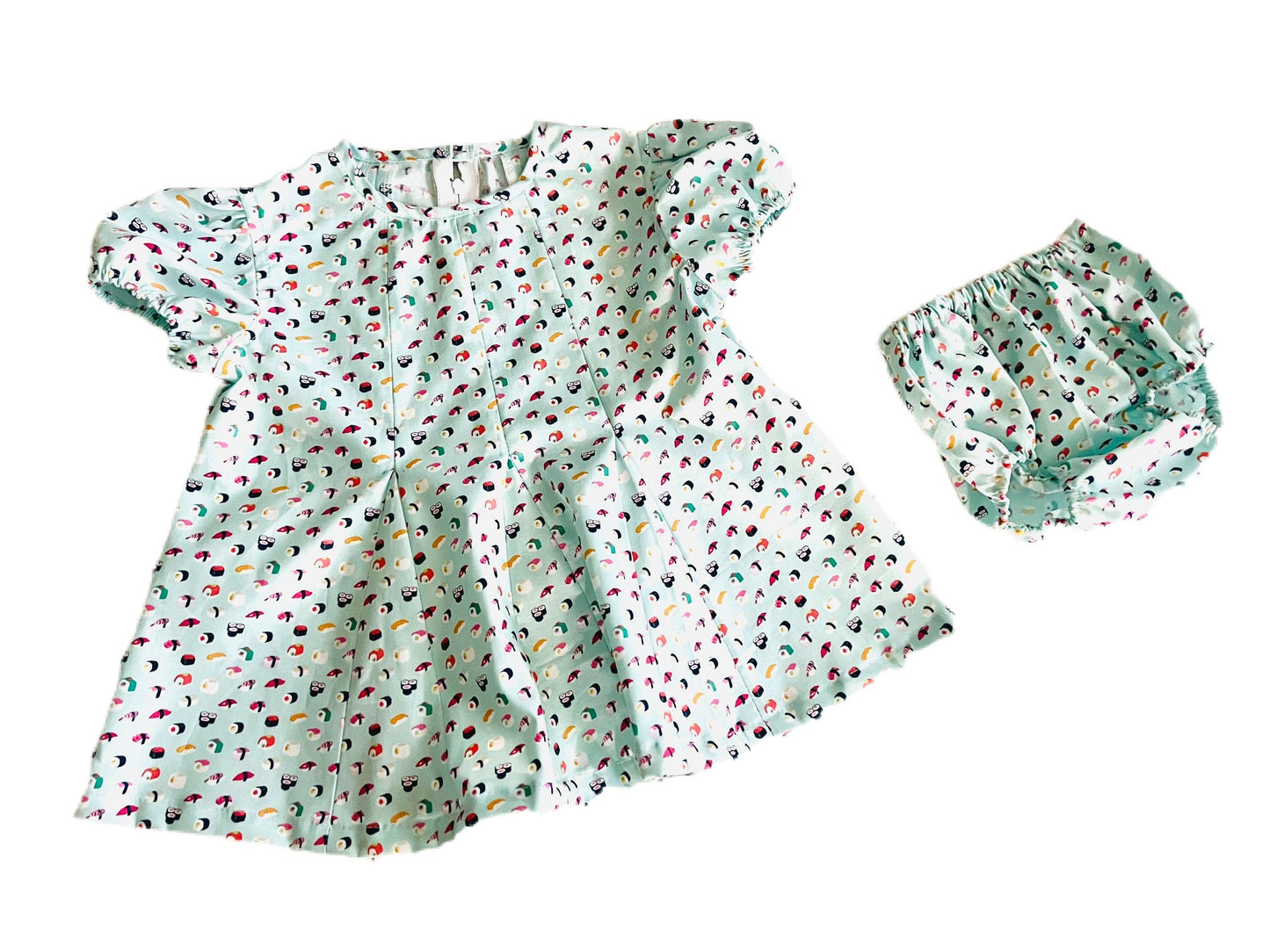 Sushi Baby Dress and Bloomers