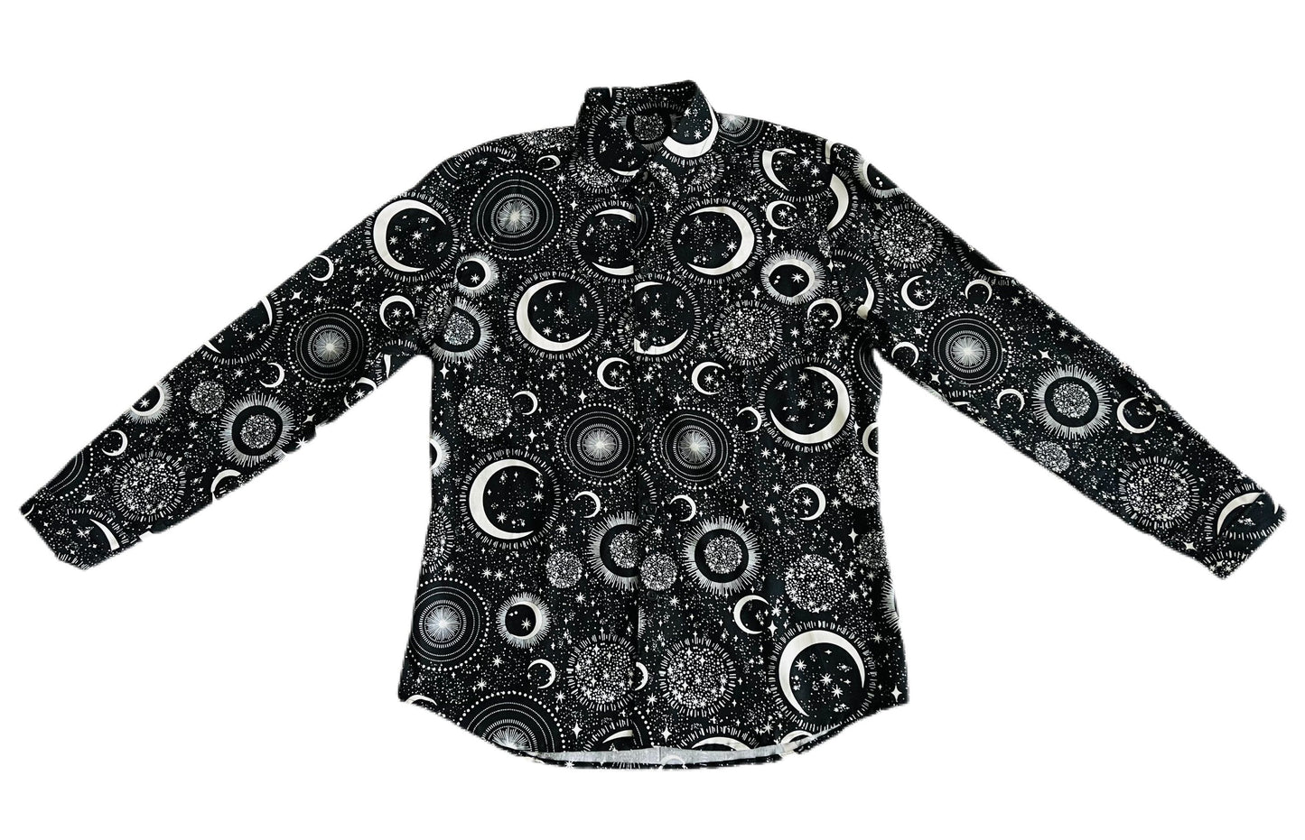 Crescent Moons and Stars Dress Shirt