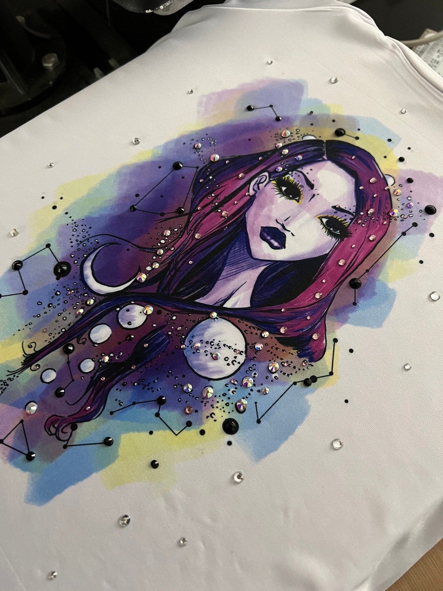 Dream Girl Art Print T-Shirt for Girls and Women