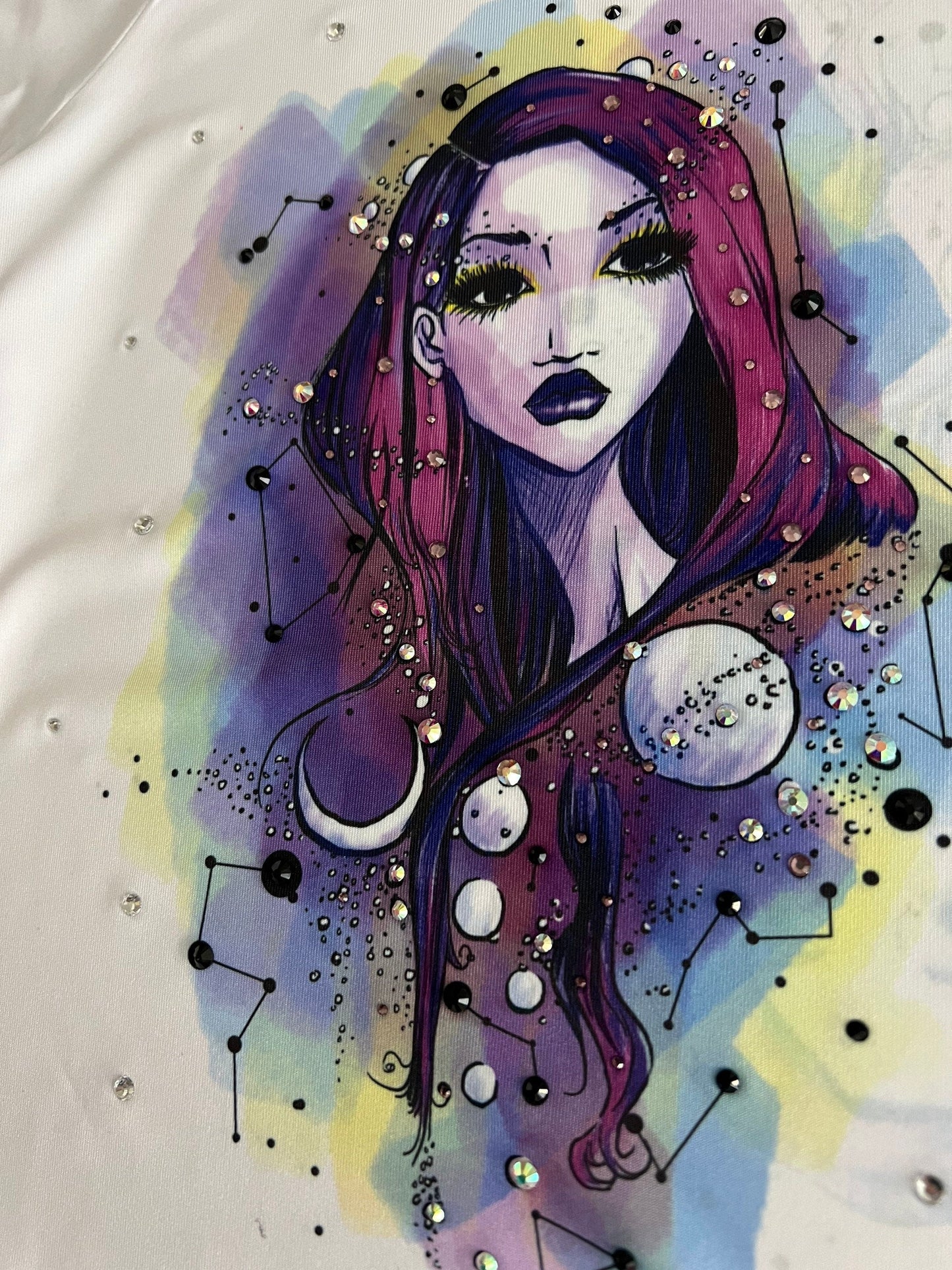 Dream Girl Art Print T-Shirt for Girls and Women
