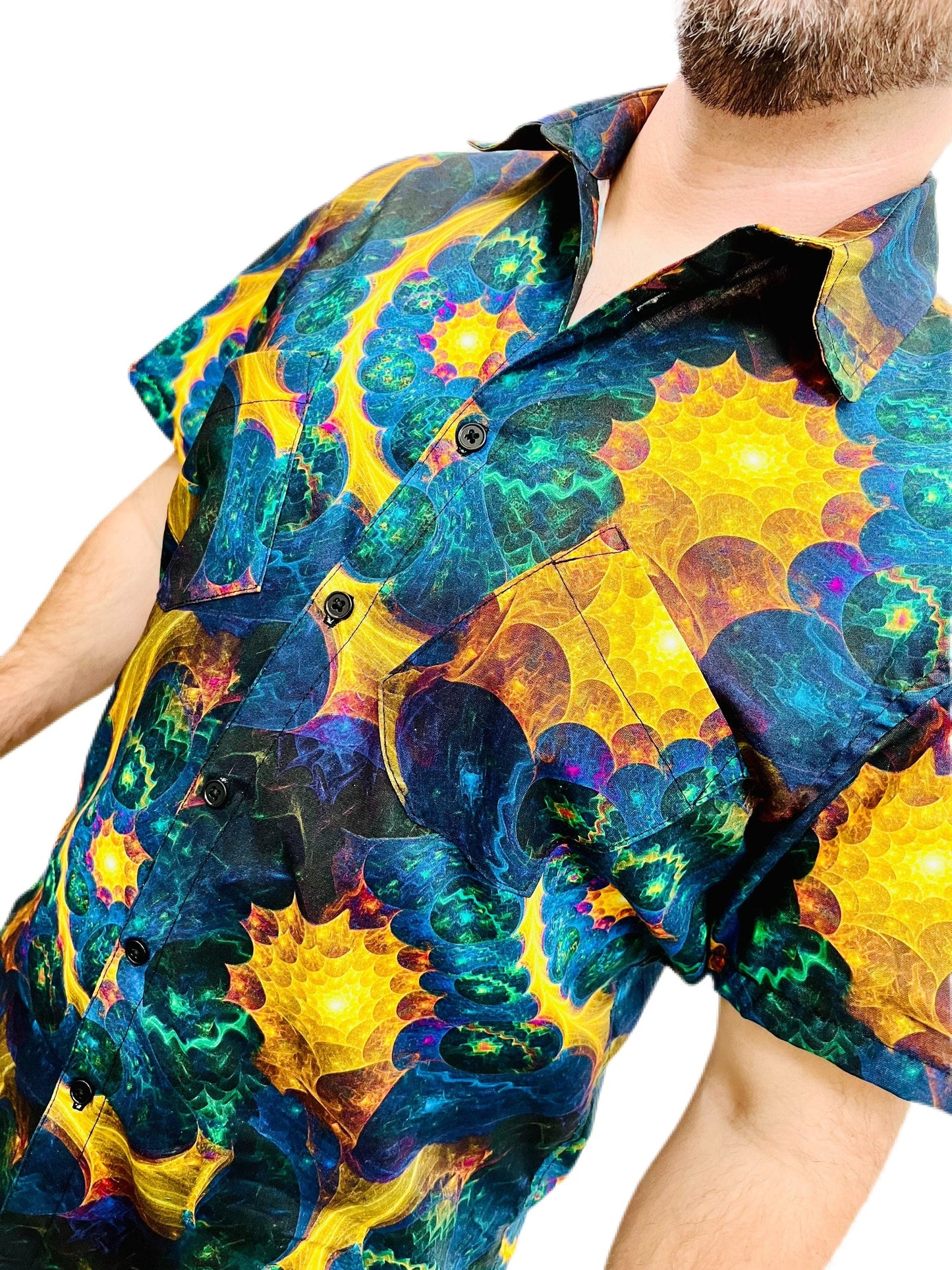 Fractal Madness Button Up Shirt