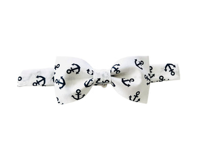 A’hoy Captain Blue Anchor Bow Tie