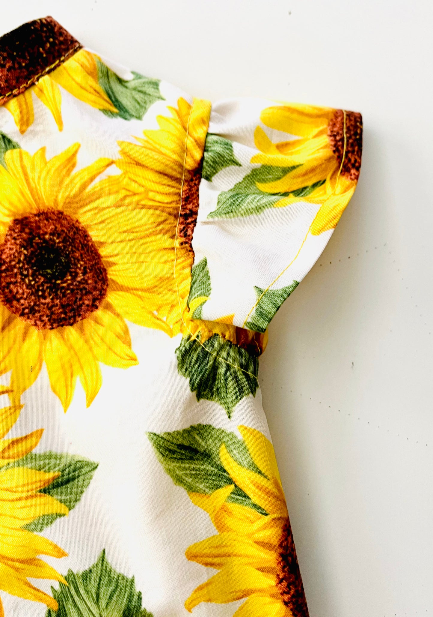 Sunflower Garden Babydoll Dress and Bloomers