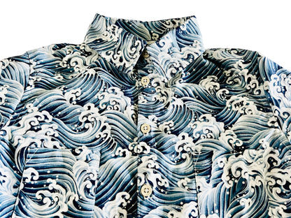 Tsunami Collision button up boys shirt