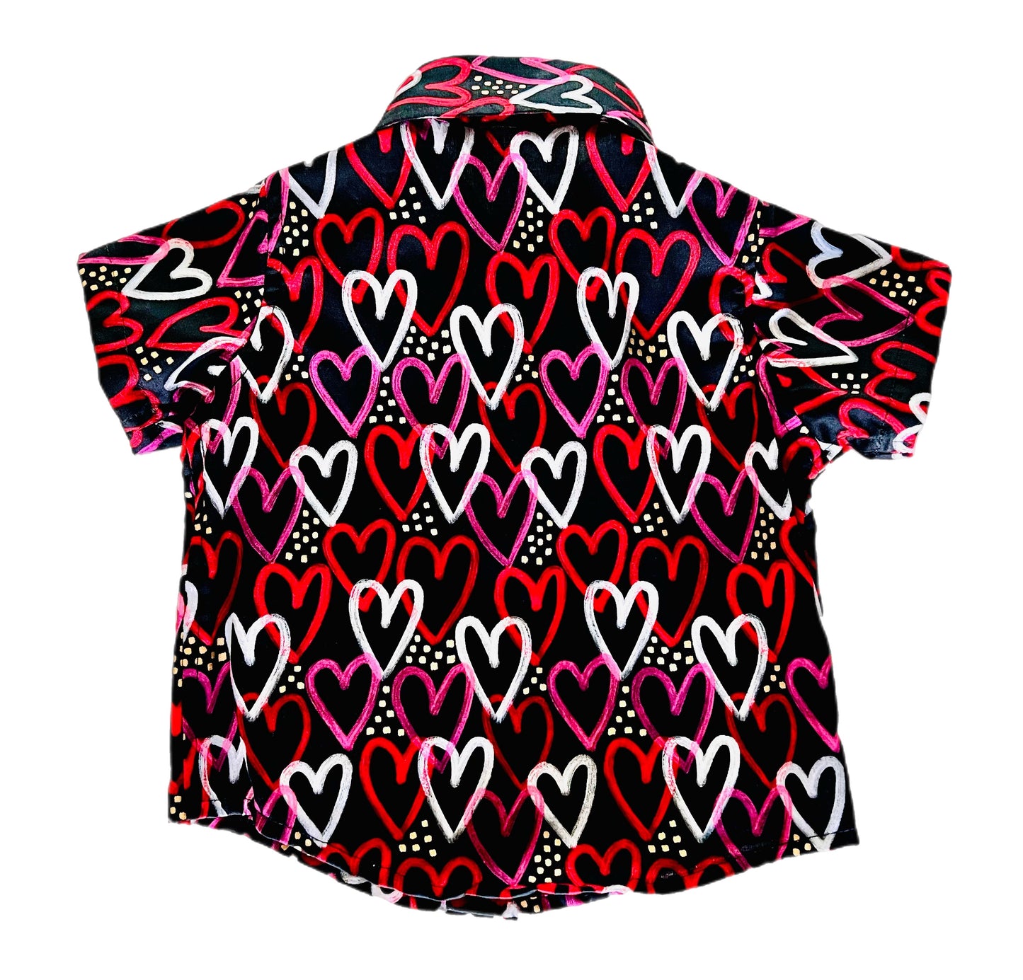 Be My Valentine Boys Button Down Shirt