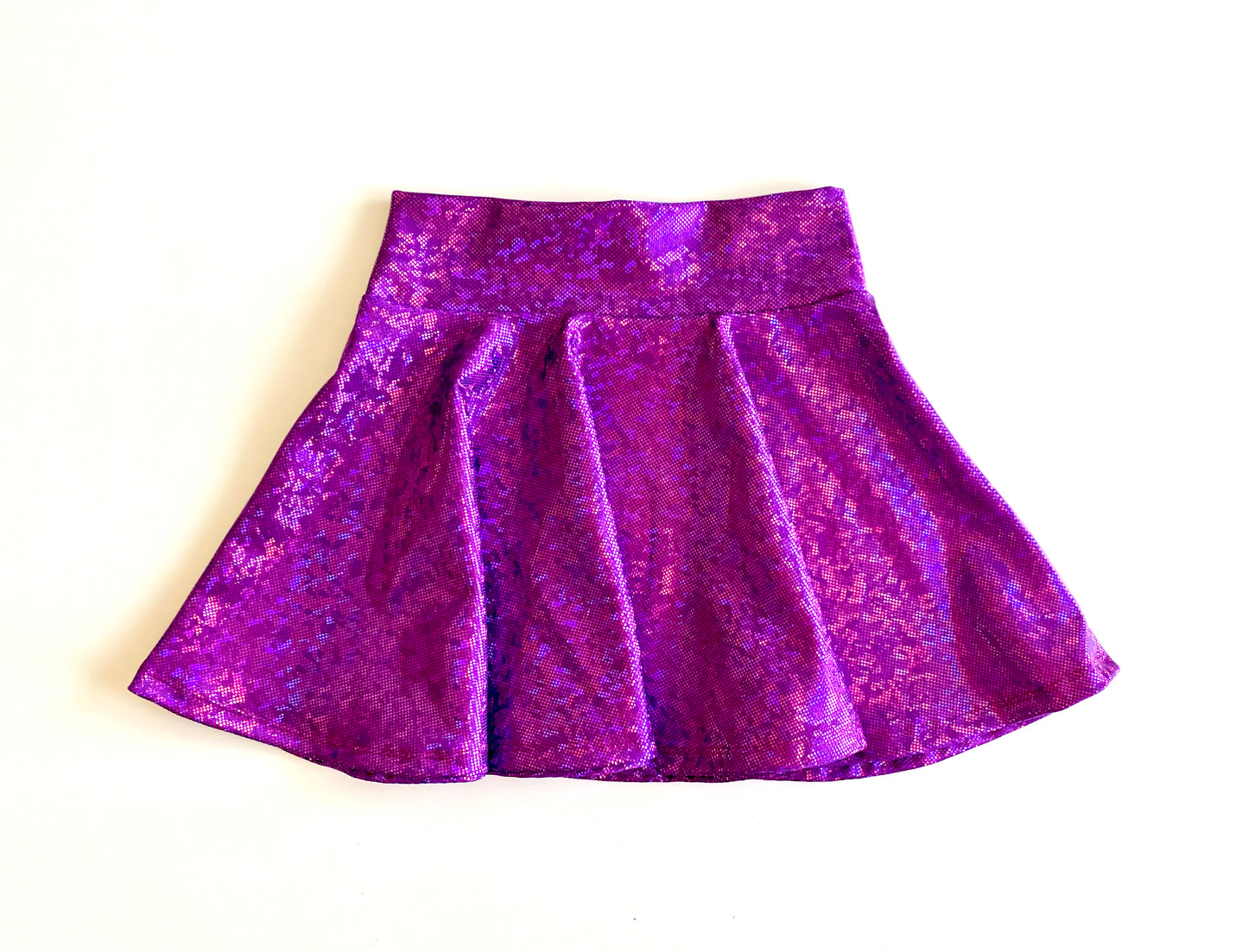 Twinkle Twirl Holographic Flare Skirt - Multiple Colors