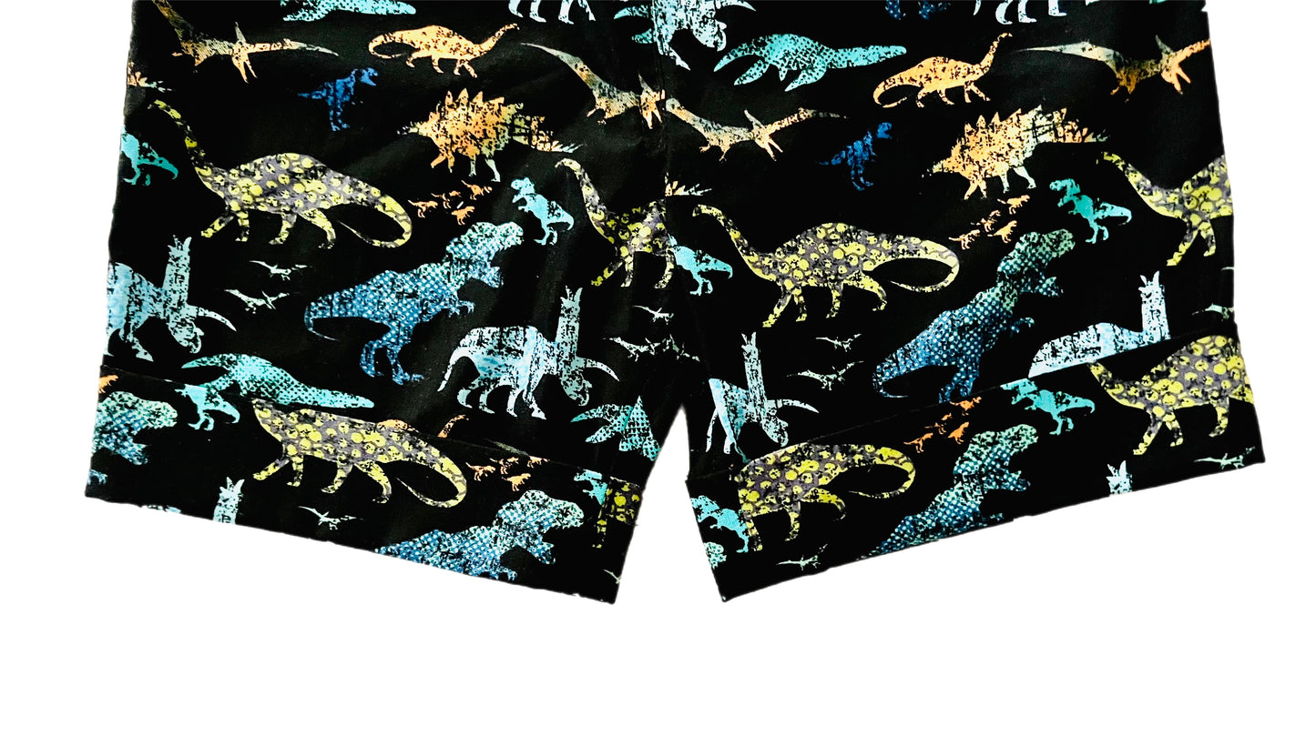 Dinosaur Archaeologists Button Down Shirt and Shorts Set for Baby and Boys