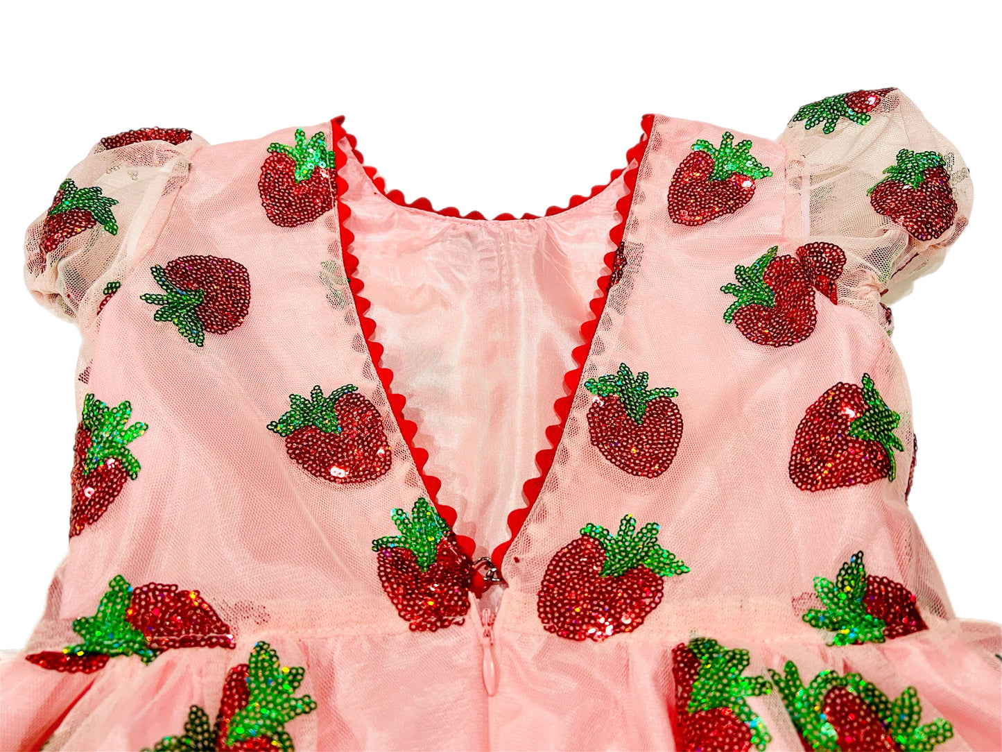 Princess Strawberry Organza Dress