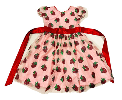 Princess Strawberry Organza Dress