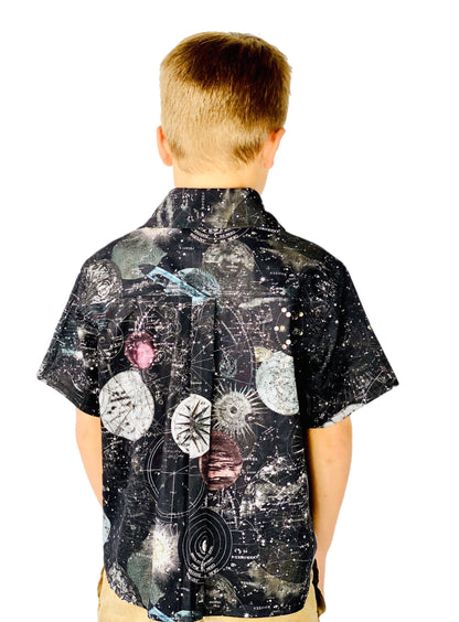 Physics Wizard Button Up Dress Shirt