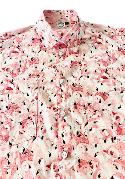 Flamingo Breeze Button-Up men’s Shirt