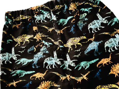 Dinosaur Archaeologists Button Down Shirt and Shorts Set for Baby and Boys