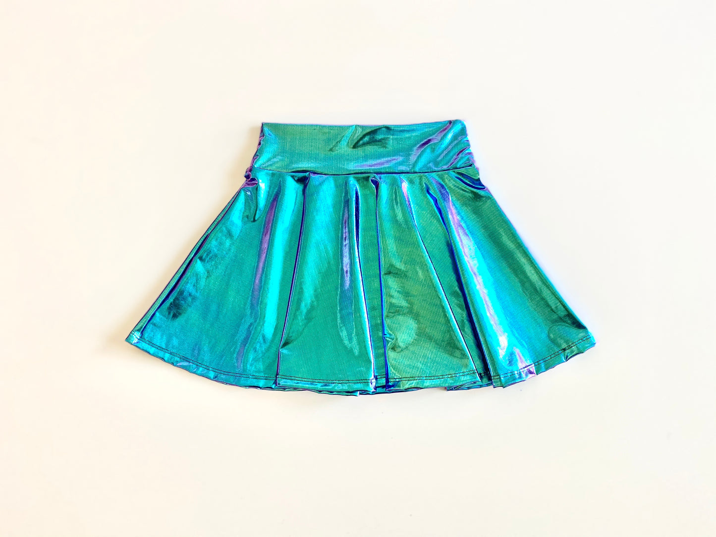 Twinkle Twirl Holographic Flare Skirt - Multiple Colors