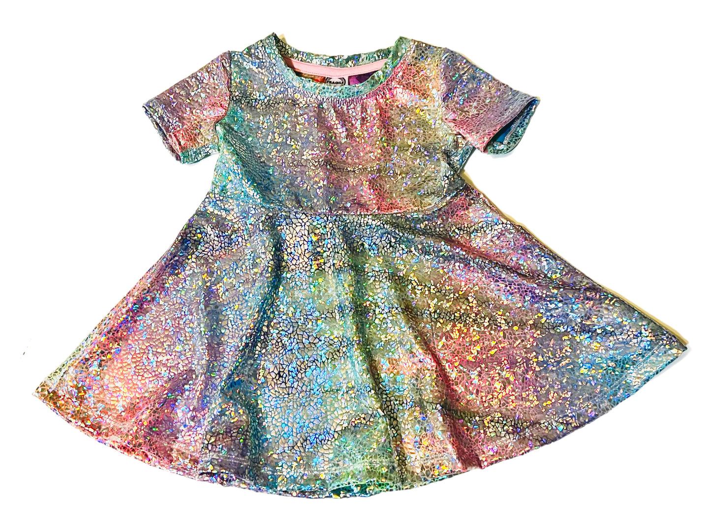 Rainbow Stardust Twirl Dress