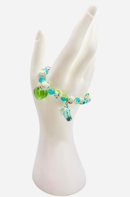 Yummy Green Candy Charm Bracelet