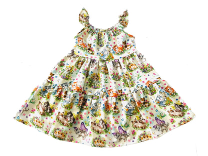 My Pretty Garden Kitty Butterfly Dress