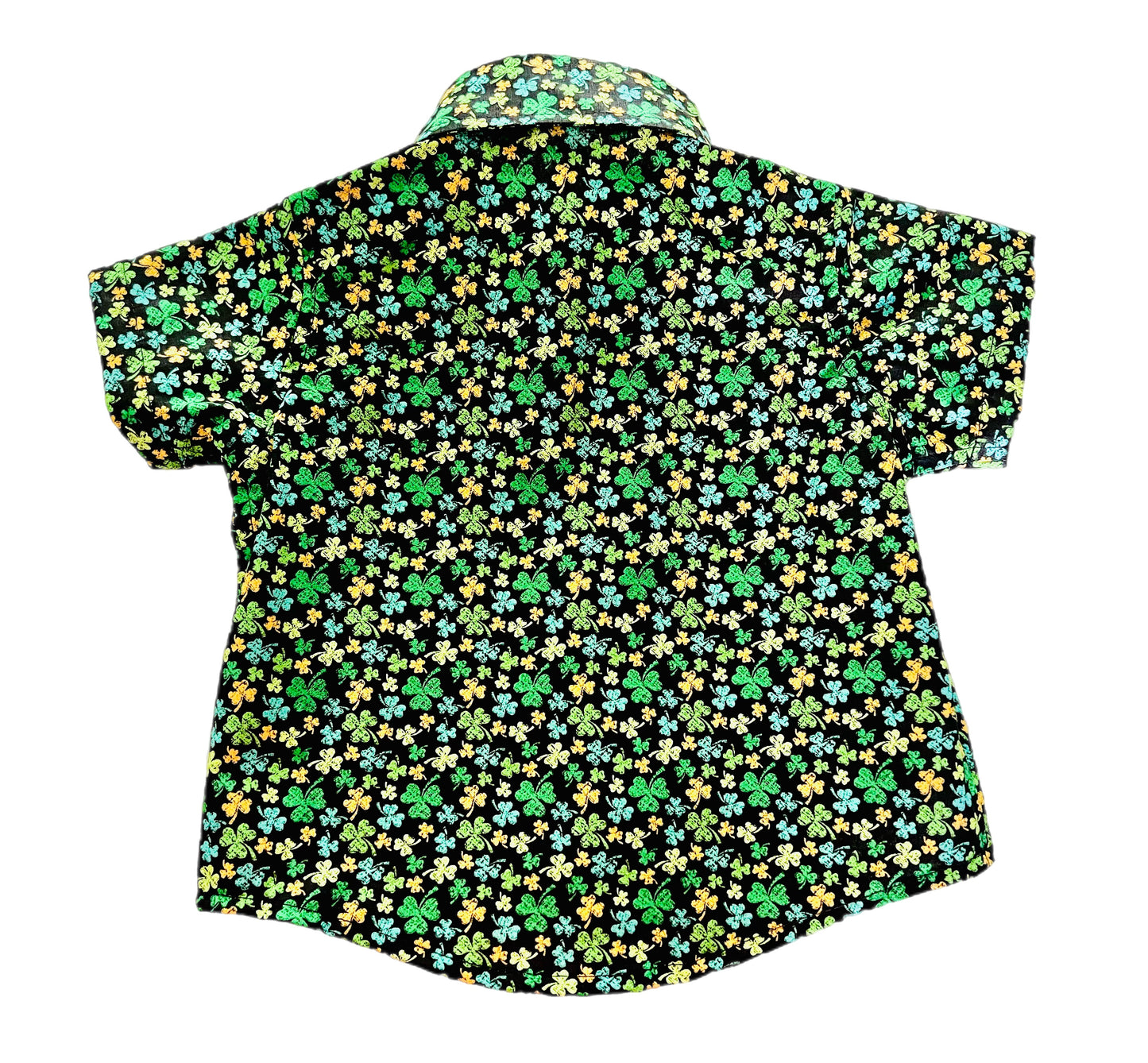 Lucky Clover St.Patricks Button Down Dress Shirt