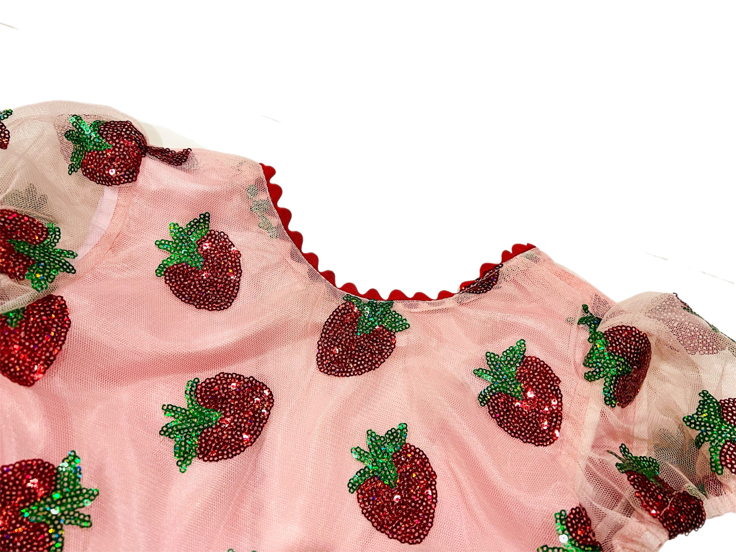 Princess Strawberry Organza Dress