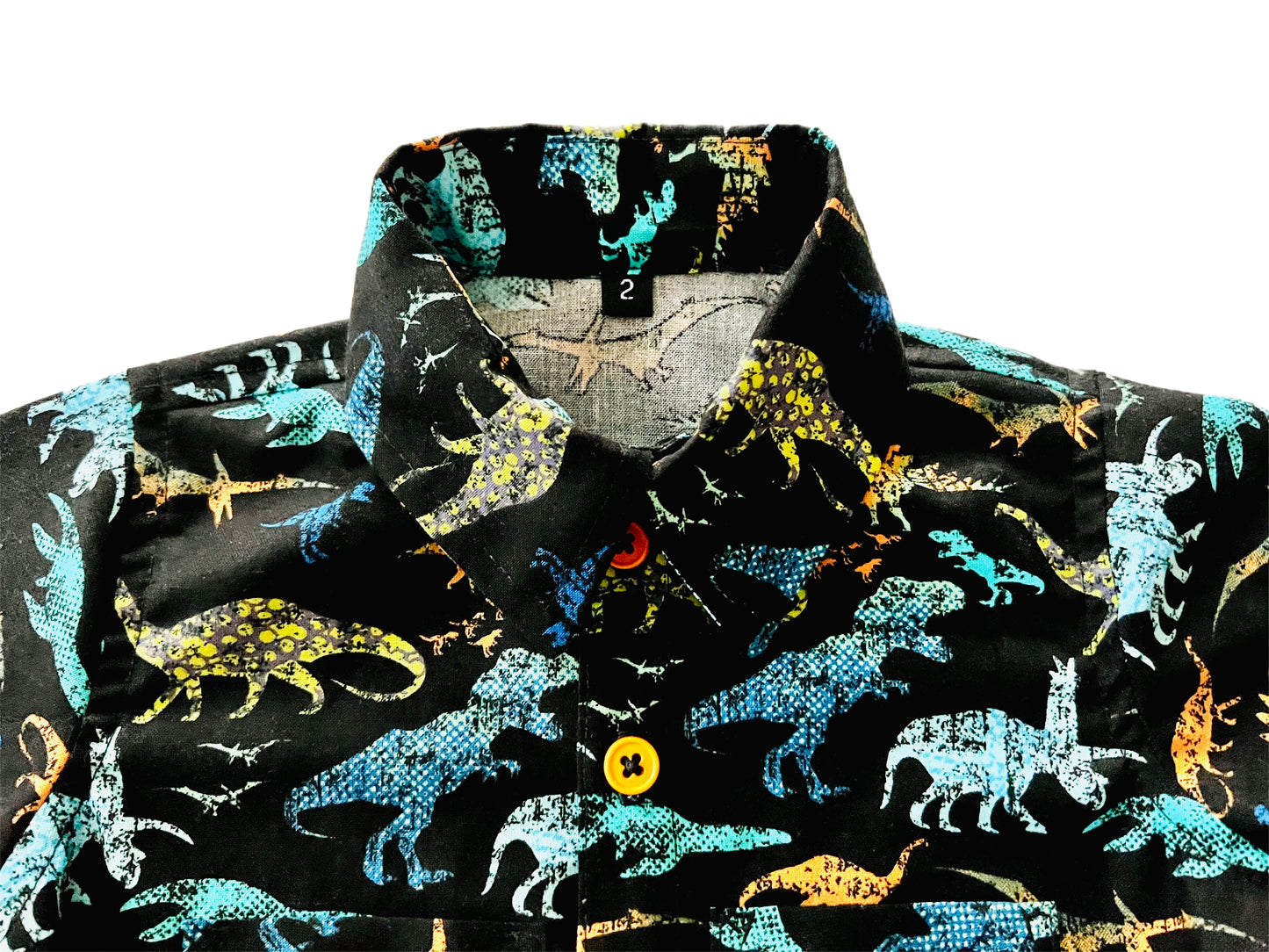 Dinosaur Archaeologists Button Down Shirt and Shorts Set for Baby and Boys