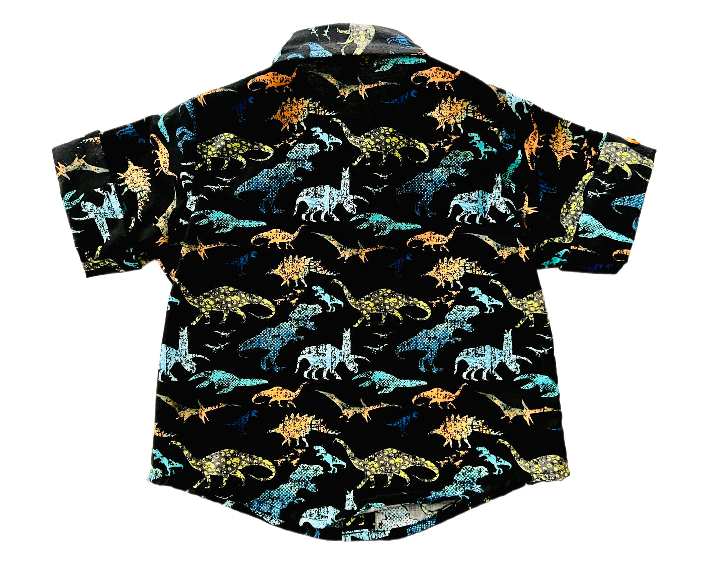 Dinosaur Archaeologists Button Down Shirt and Shorts Set for Baby and Boys