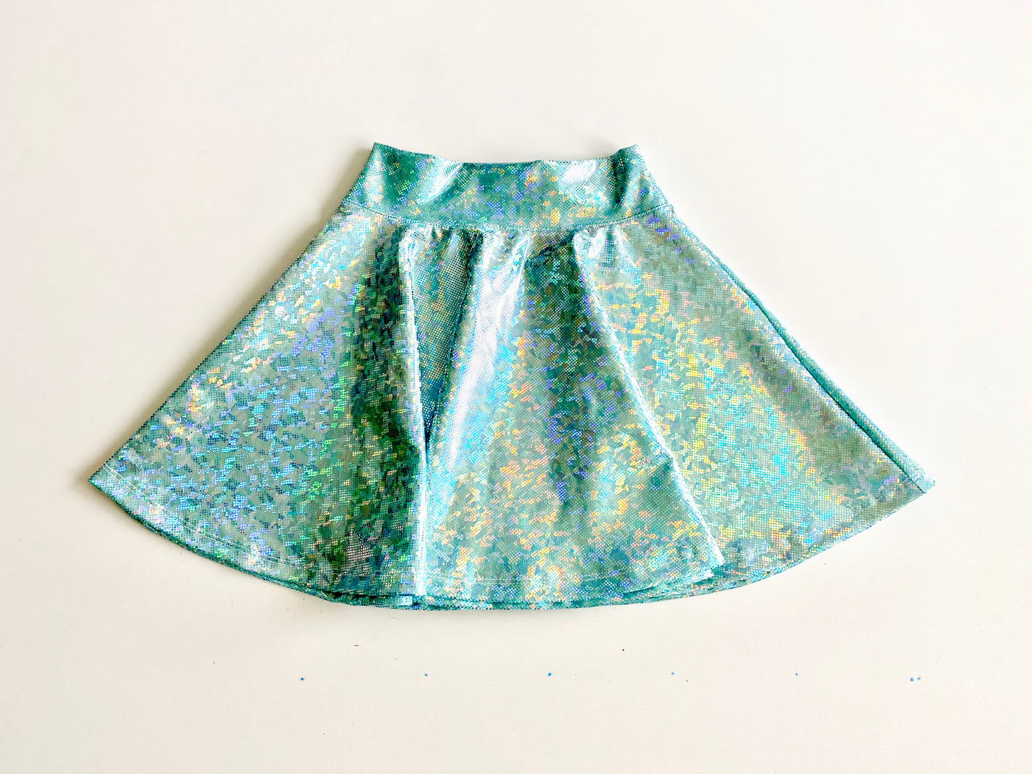 Twinkle Twirl Holographic Flare Skirt - Multiple Colors