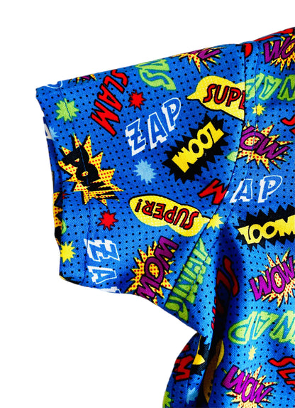 Boom Boom Pow! Comic Book Button Down Shirt