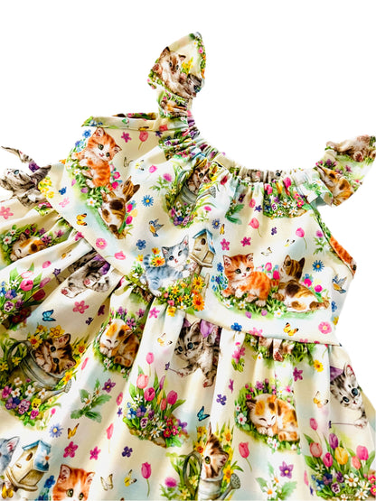 My Pretty Garden Kitty Butterfly Dress