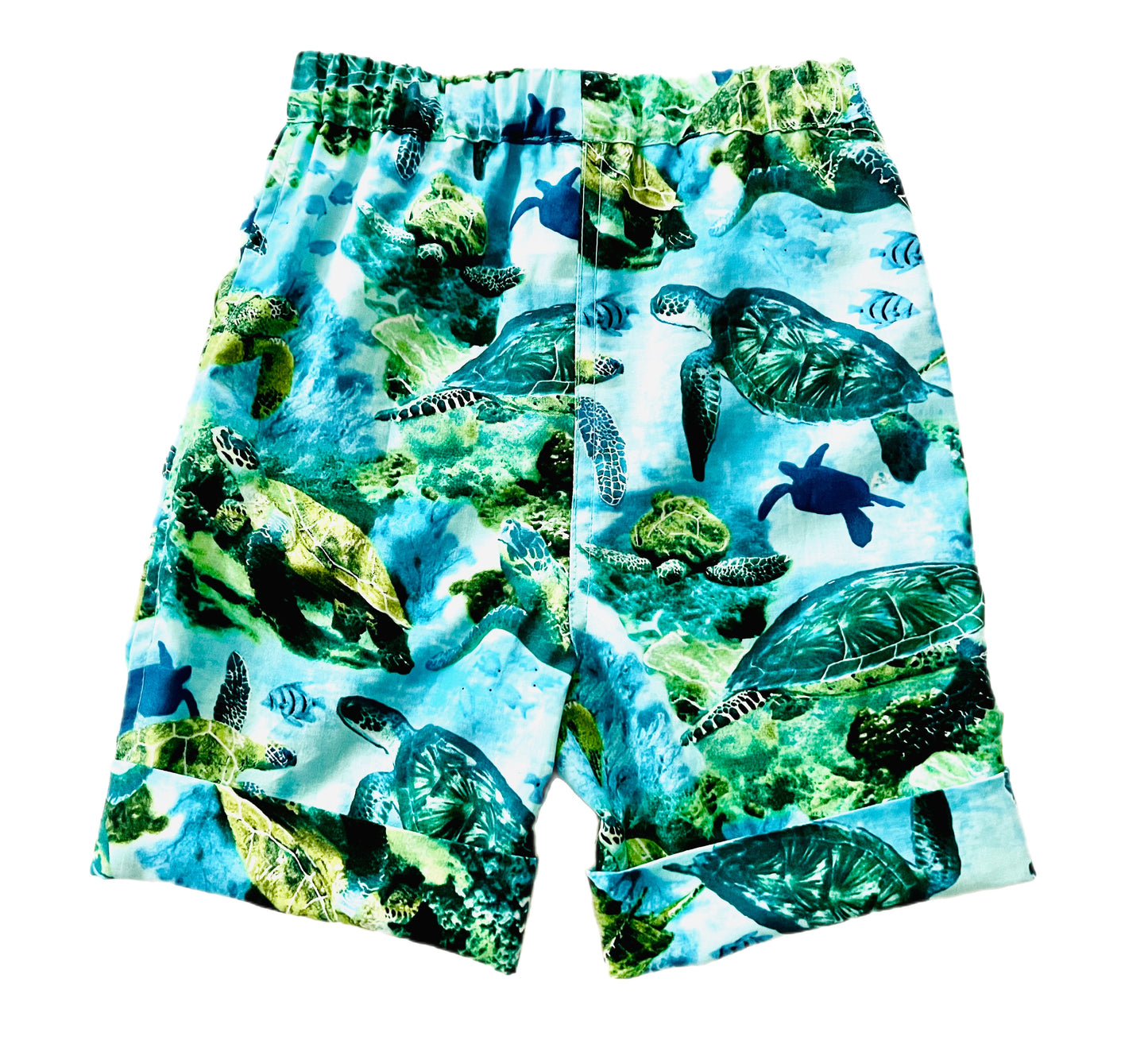 Sea turtles ocean dreams designed Button Down Dress Shirt with matching Shorts Set