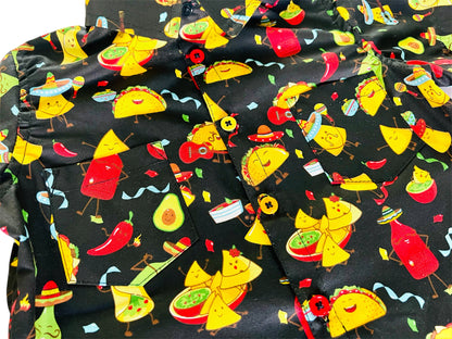 Let’s Party Tacos Button Down Dress Shirt