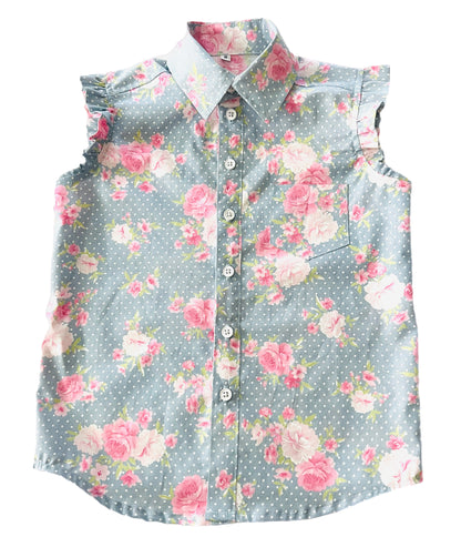 Blossom Fun! Button Down Collared Shirt