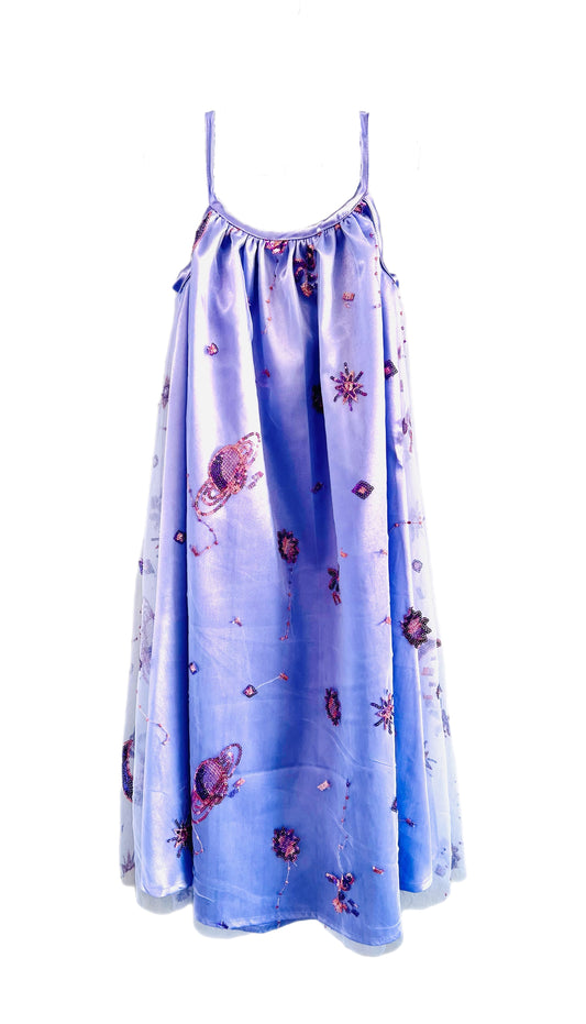 Starlit Saturn Lavender Dream Girls Dress