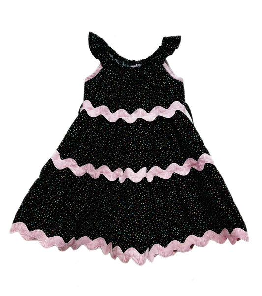 Cupcake Wishes Tiered Birthday Girls Dress